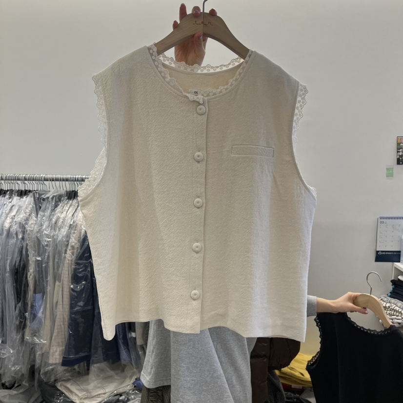 TAN&amp;COMO韓國直郵女裝新款推薦時尚熱賣26春夏職業馬甲tan-COMO馬甲圖色1