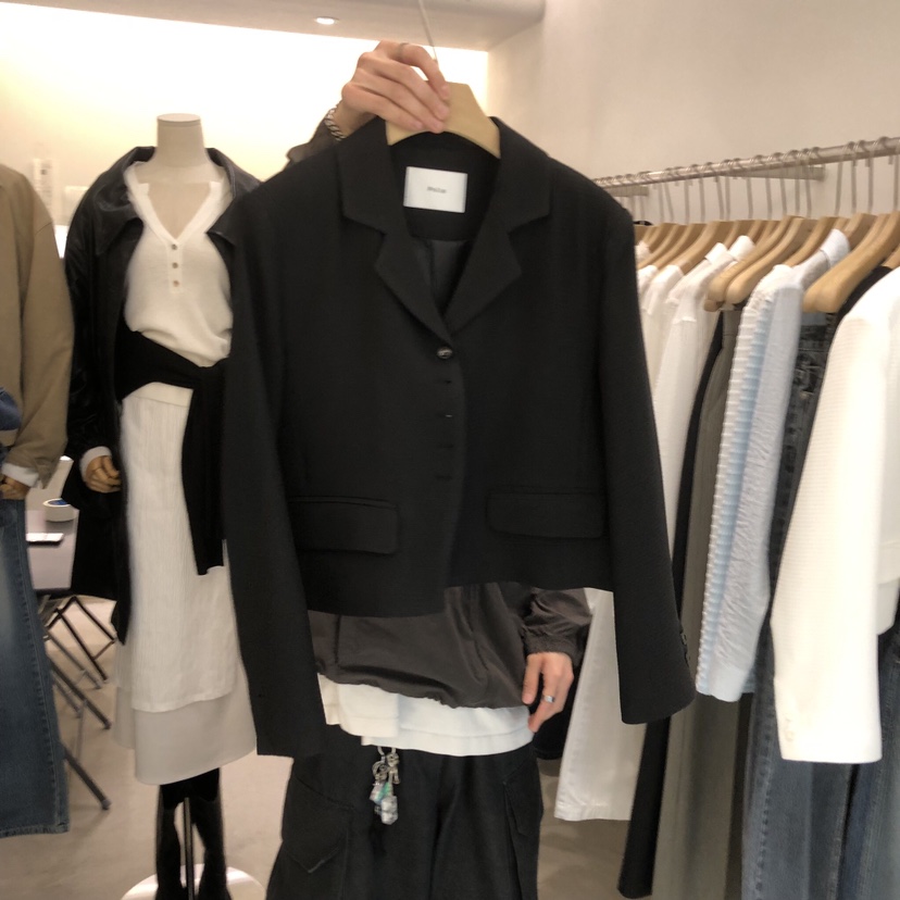 PHILO韓國直郵實拍女士新品熱賣26春夏休閑時尚夾克粗花呢PHILO夾克圖色2