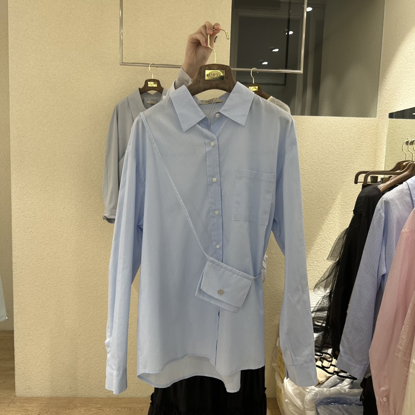 EMPTY韓國東大門代購女士新品人氣推薦26春夏襯衫蕾絲衫含包EMPTY襯衫/蕾絲衫圖色2