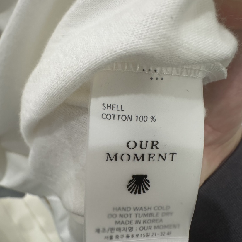 OURMOMENT韓國代購女士新款休閑26春夏熱賣人氣推薦職業T恤OURMOMENTT恤