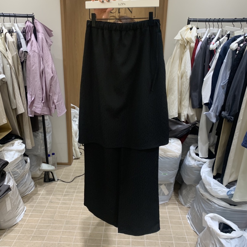 LOFN韓國直郵女士新款26春夏時尚職業熱賣休閑推薦人氣裙褲LOFN裙褲圖色2