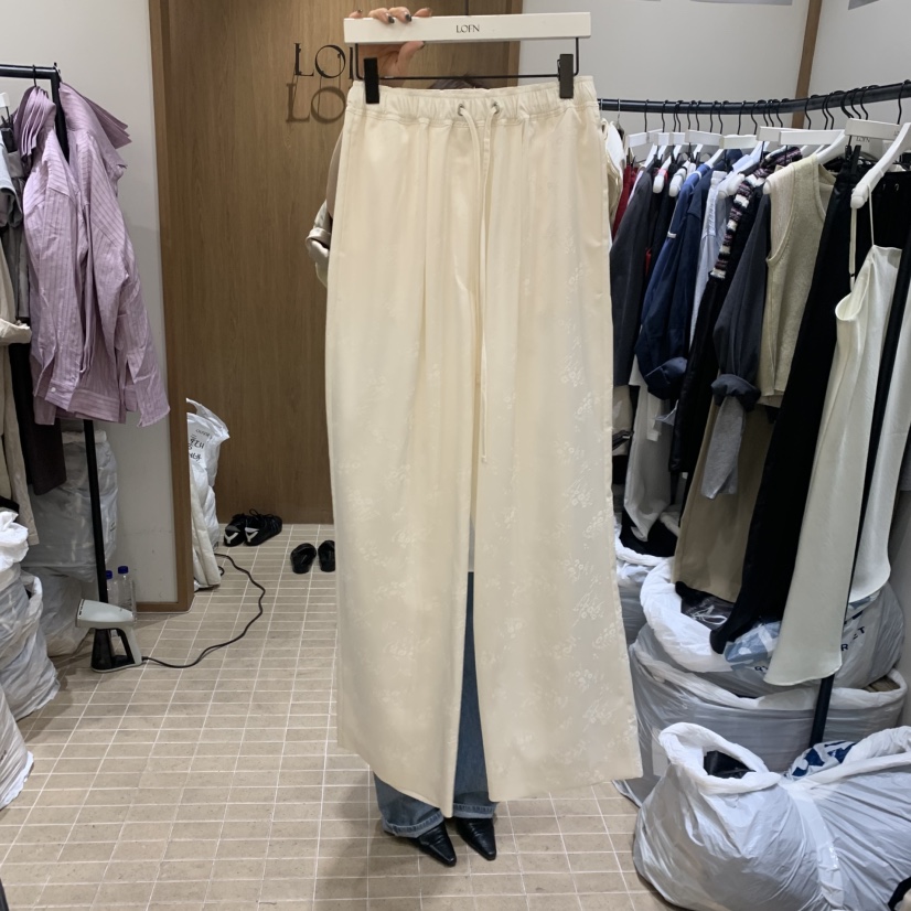 LOFN韓國直郵女裝新品26春夏人氣職業休閑熱賣時尚休閑褲LOFN休閑褲圖色3