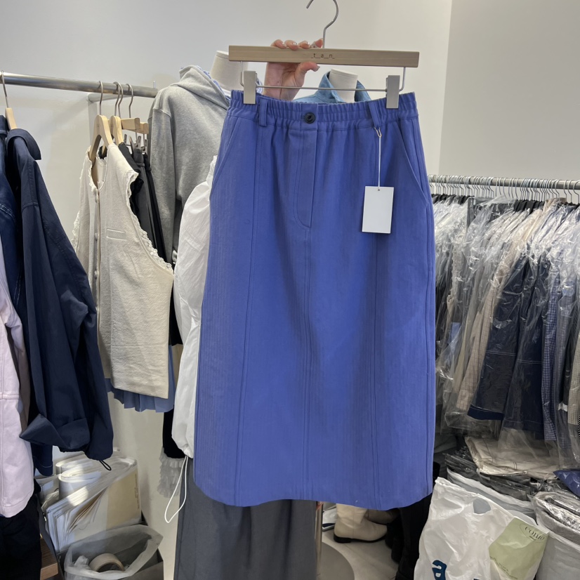 TAN&amp;COMO韓國代購女士新款休閑時尚職業半身裙中短裙tan-COMO半身裙/中短裙圖色2