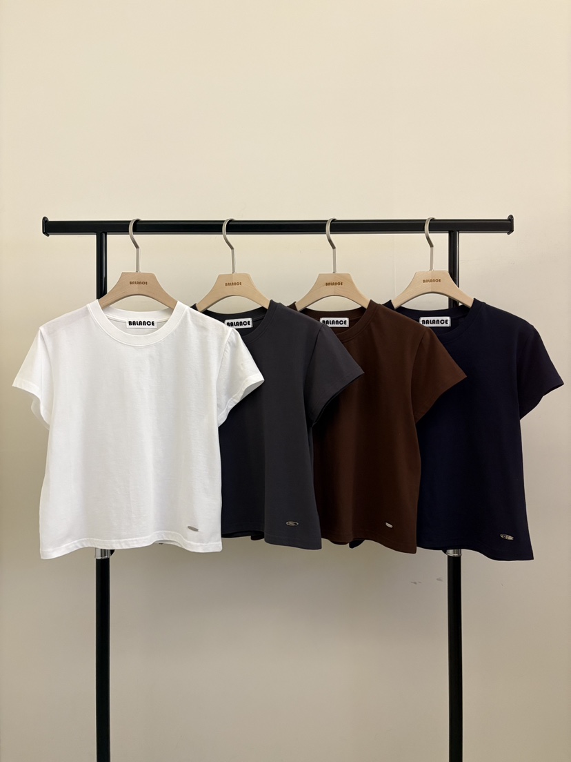 BALANCE韓國直郵女士新款26春夏休閑職業熱賣推薦人氣T恤BALANCET恤