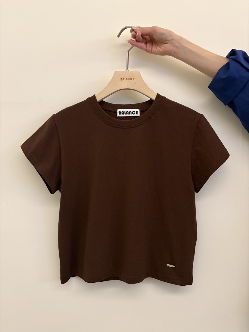 BALANCE韓國直郵女士新款26春夏休閑職業熱賣推薦人氣T恤BALANCET恤圖色3