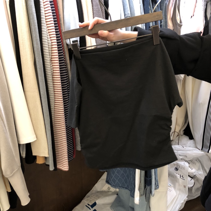 VIRKIN韓國直郵實拍女士新款推薦人氣26春夏休閑職業時尚T恤VIRKINT恤