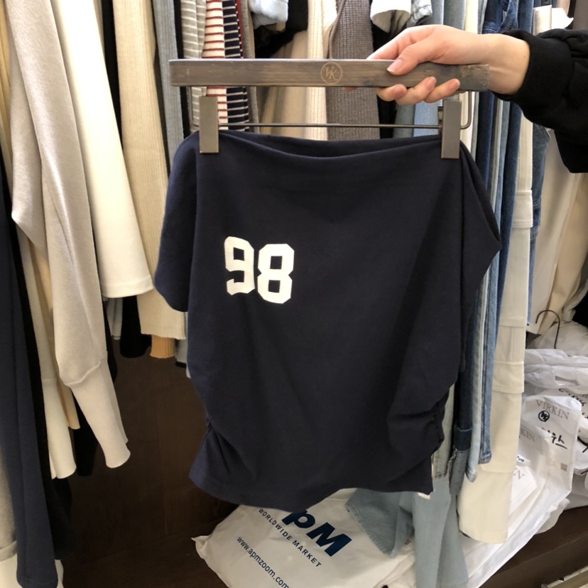 VIRKIN韓國直郵實拍女士新款推薦人氣26春夏休閑職業時尚T恤VIRKINT恤圖色4