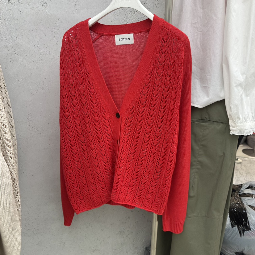 SIXTEEN韓國東大門直郵女士新品熱賣26春夏人氣職業針織衫SIXTEEN針織衫圖色2