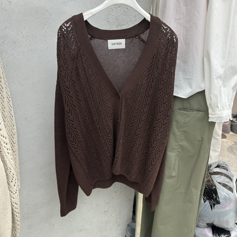 SIXTEEN韓國東大門直郵女士新品熱賣26春夏人氣職業針織衫SIXTEEN針織衫圖色3