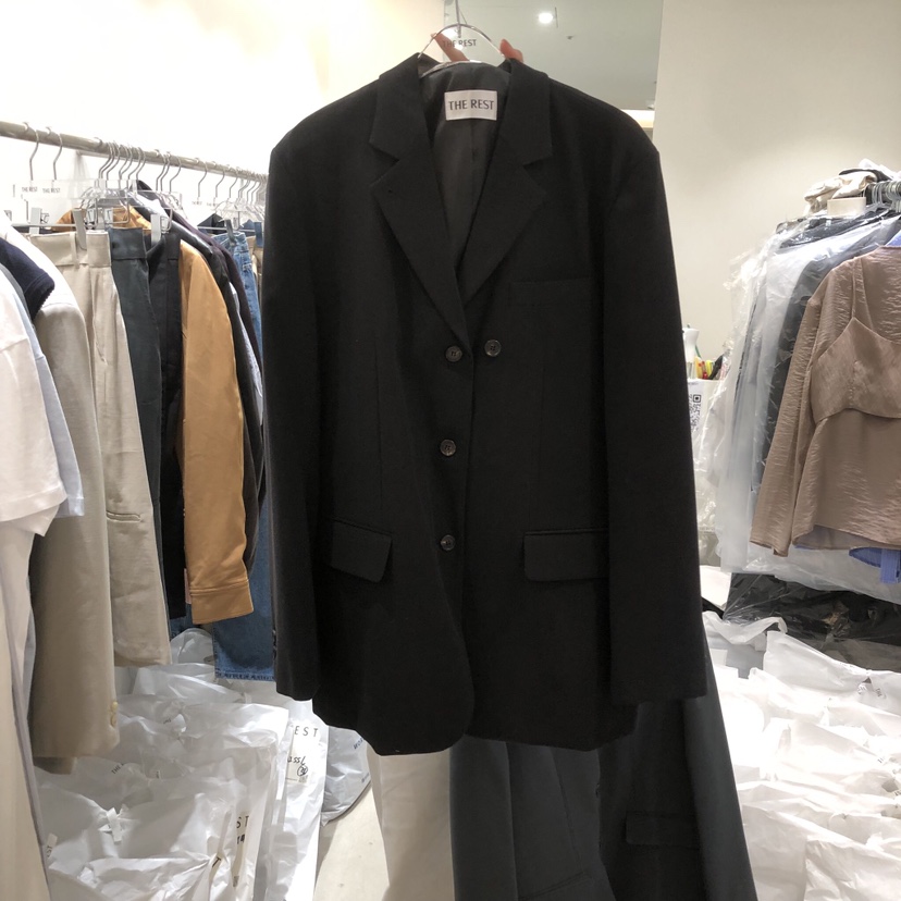 THE REST韓國東大門代購女士新品人氣26春夏休閑夾克亞麻布THE REST/UNNOEUD夾克圖色3