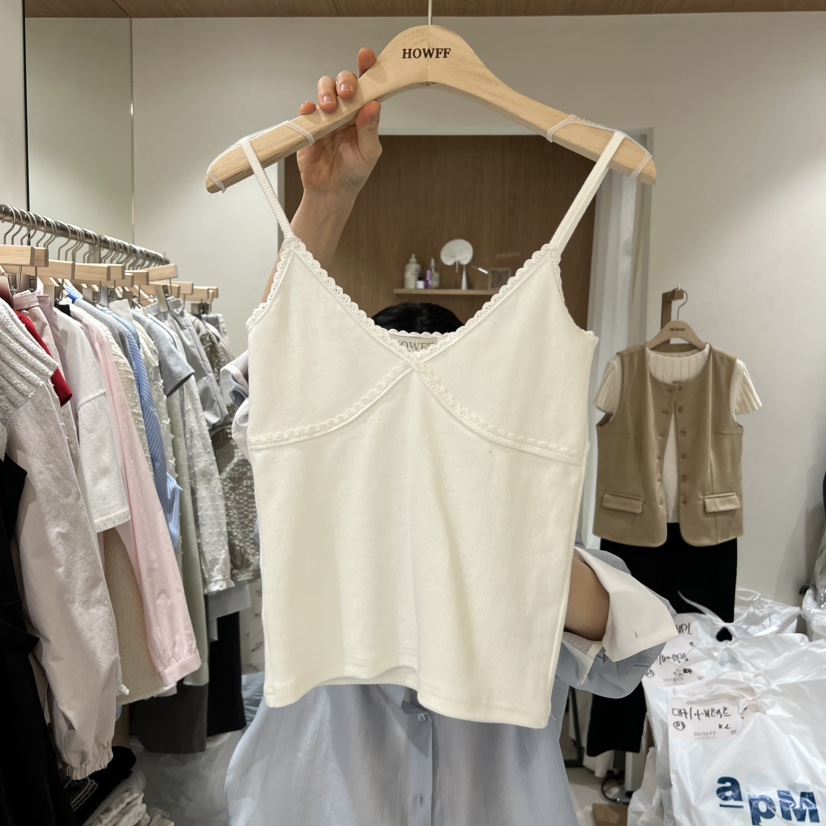 HOWFF韓國代購女士新款推薦26春夏職業熱賣休閑時尚吊帶背心HOWFF吊帶/背心圖色4