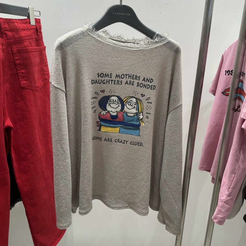 TARABY MOTION韓國直郵女裝新品人氣熱賣職業推薦長袖T恤TARABY MOTION長袖T恤圖色1