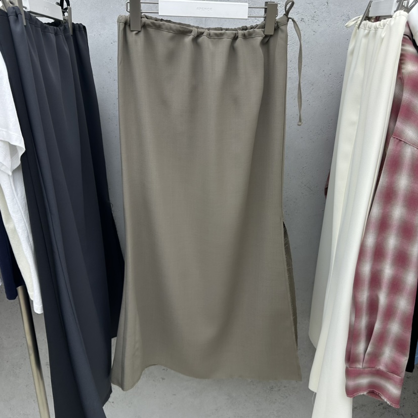 SIXTEEN韓國直郵女士新款推薦熱賣時尚26春夏休閑職業長裙SIXTEEN長裙圖色2