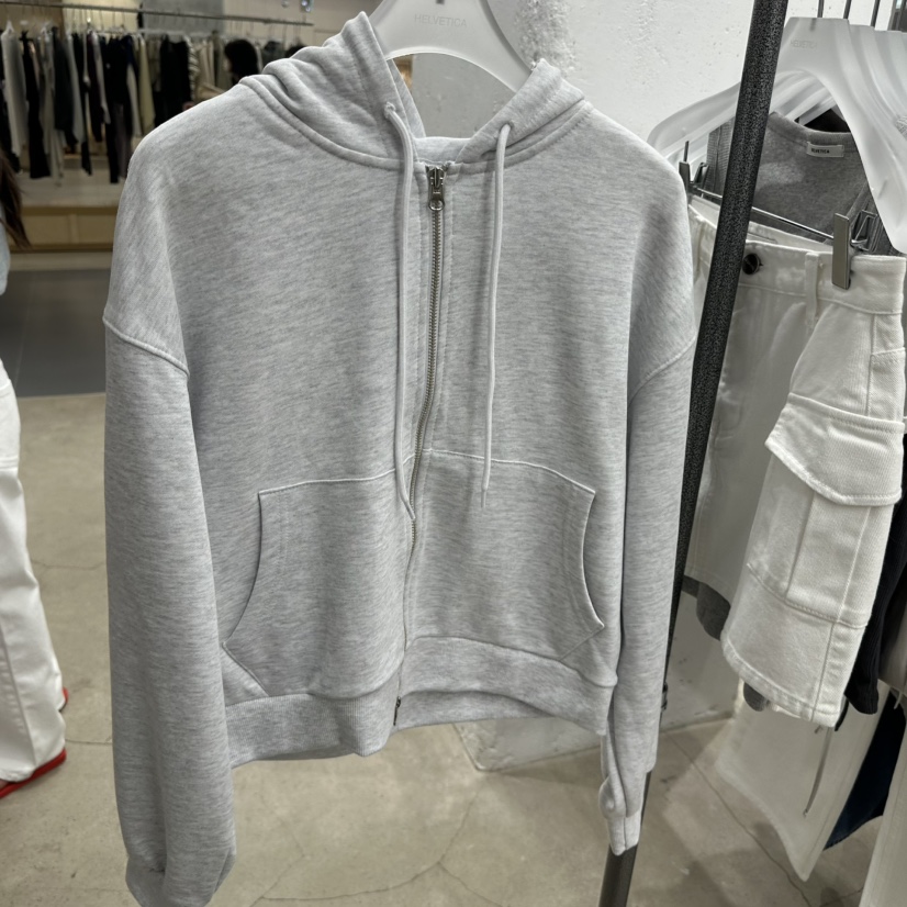 HELVETICA韓國代購女裝新品26春夏推薦人氣休閑熱賣夾克拉鏈HELVETICA夾克圖色1