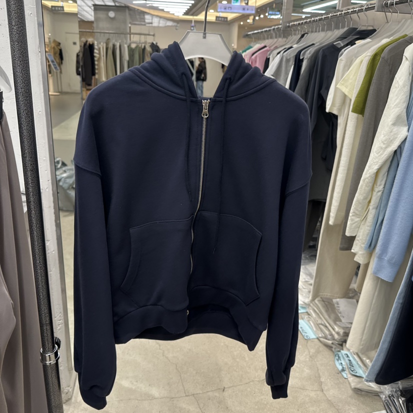 HELVETICA韓國代購女裝新品26春夏推薦人氣休閑熱賣夾克拉鏈HELVETICA夾克圖色2