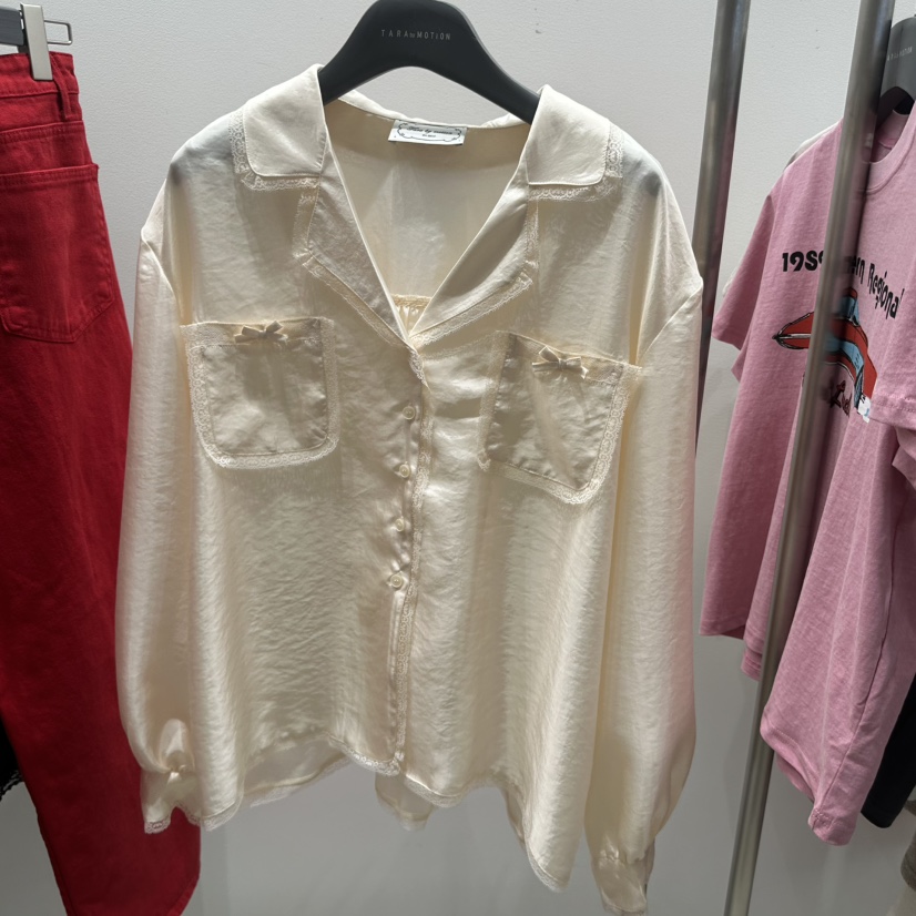 TARABY MOTION韓國直郵女士新品休閑人氣推薦襯衫蕾絲衫TARABY MOTION襯衫/蕾絲衫圖色3