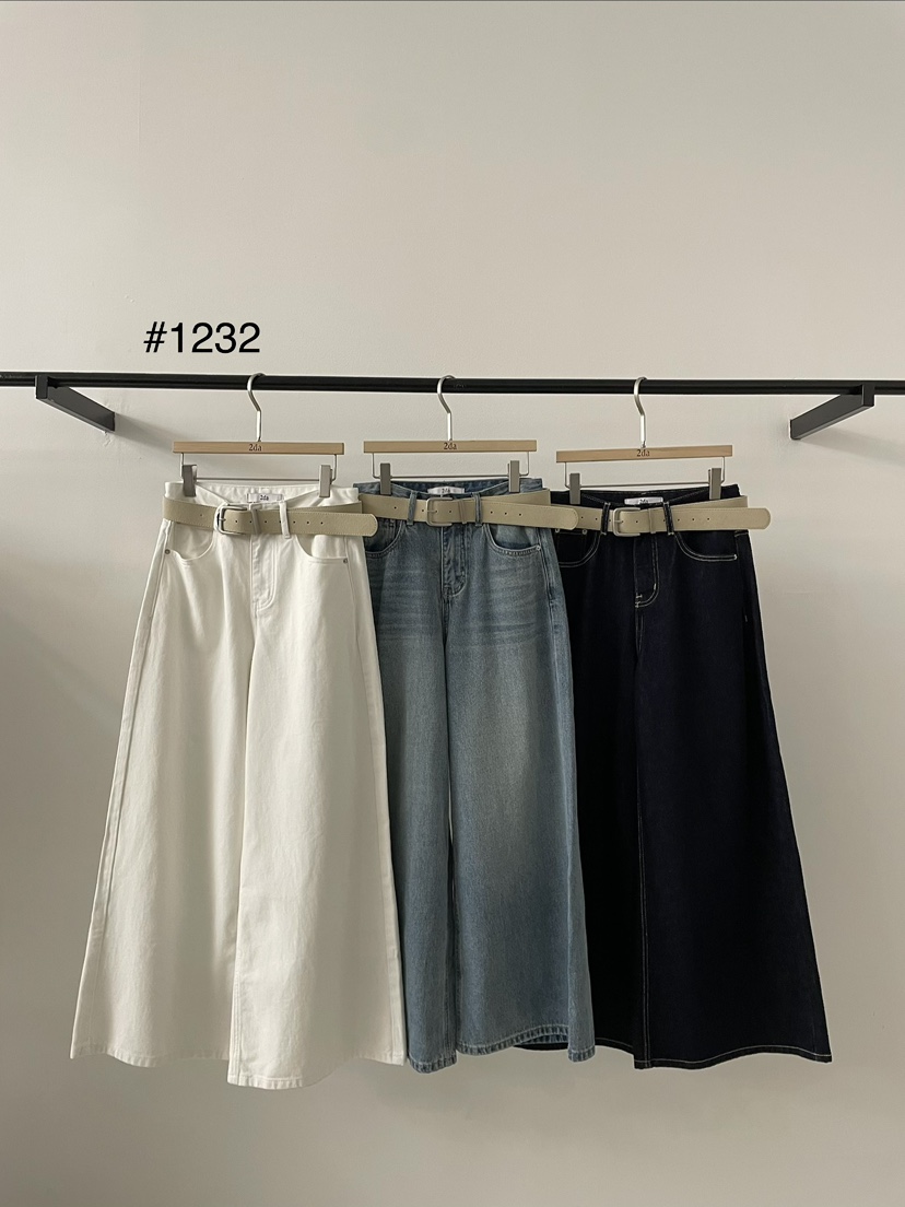 2DA/DARIMI-P韓國代購女裝新款人氣熱賣職業牛仔褲含腰帶2DA/DARIMI-P牛仔褲