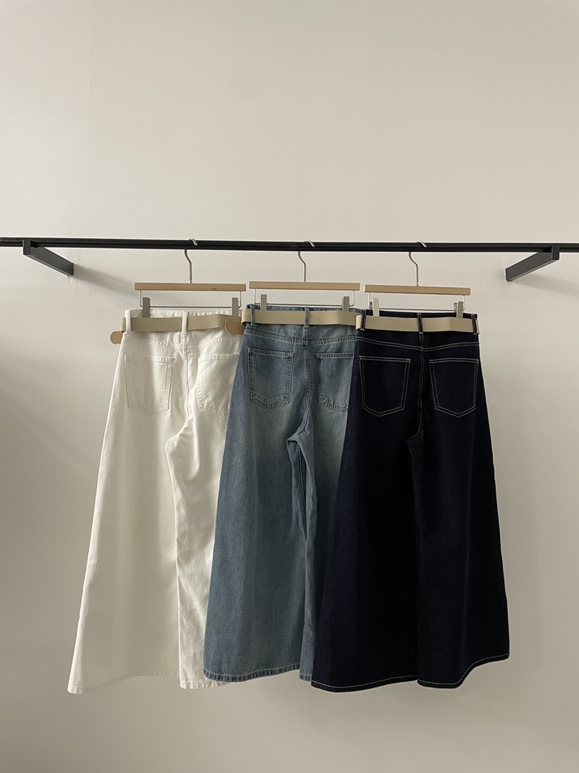 2DA/DARIMI-P韓國代購女裝新款人氣熱賣職業牛仔褲含腰帶2DA/DARIMI-P牛仔褲