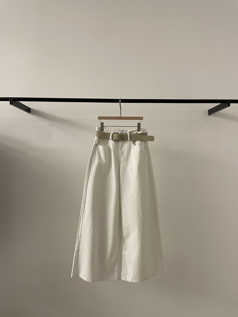 2DA/DARIMI-P韓國代購女裝新款人氣熱賣職業牛仔褲含腰帶2DA/DARIMI-P牛仔褲圖色2