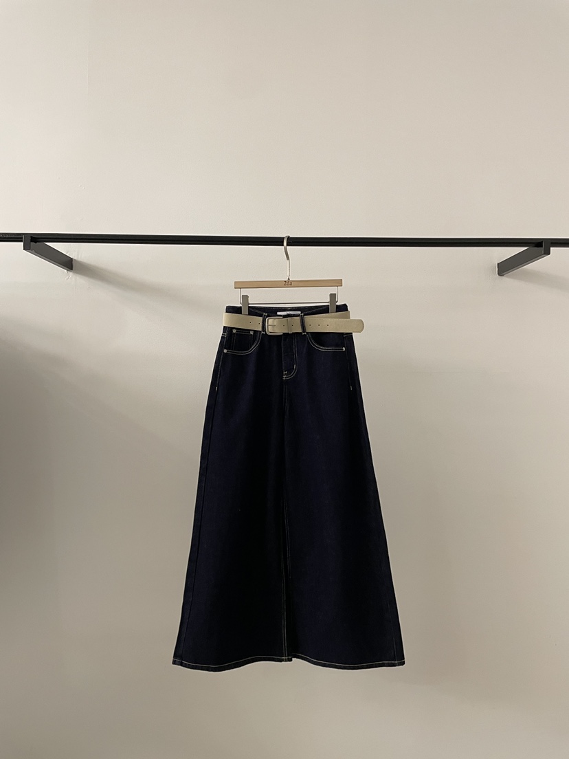 2DA/DARIMI-P韓國代購女裝新款人氣熱賣職業牛仔褲含腰帶2DA/DARIMI-P牛仔褲圖色3