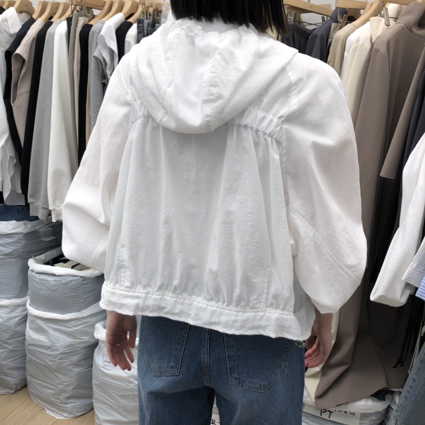 MOI-A韓國東大門代購女士新款時尚熱賣26春夏人氣夾克兜帽MOI-A夾克