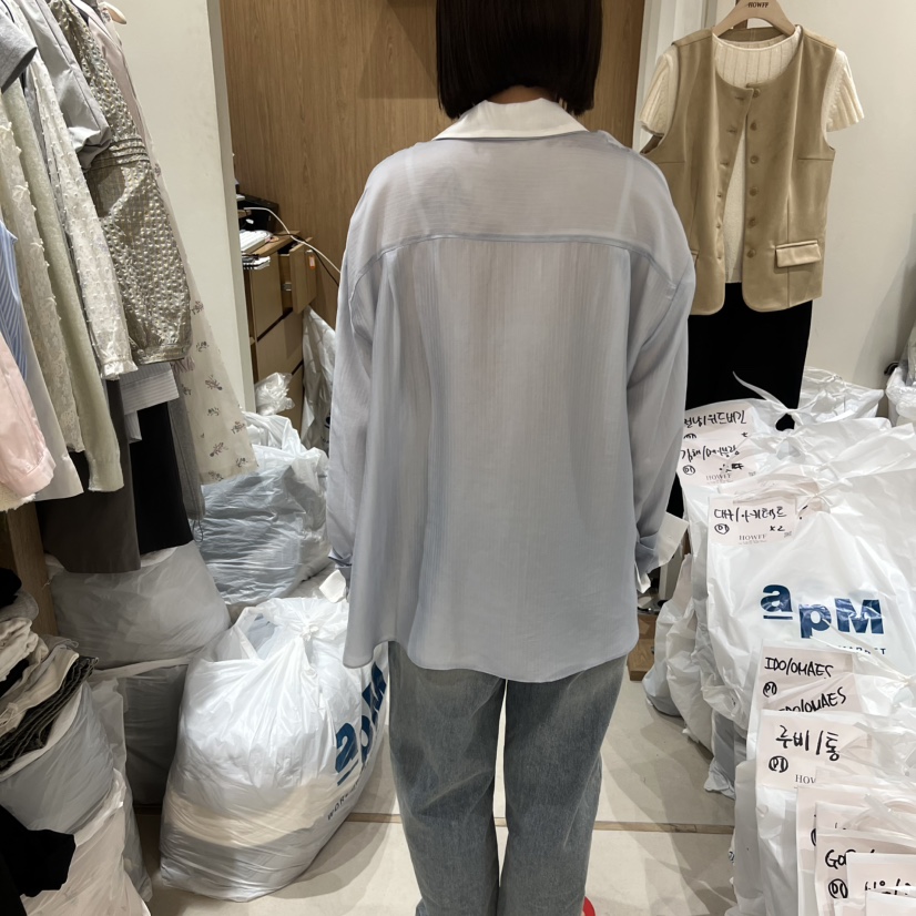 HOWFF韓國東大門代購女士新品熱賣職業襯衫蕾絲衫不含內搭HOWFF襯衫/蕾絲衫