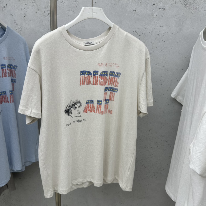 SIXTEEN韓國東大門代購女士新款時尚26春夏休閑職業推薦T恤SIXTEENT恤圖色2