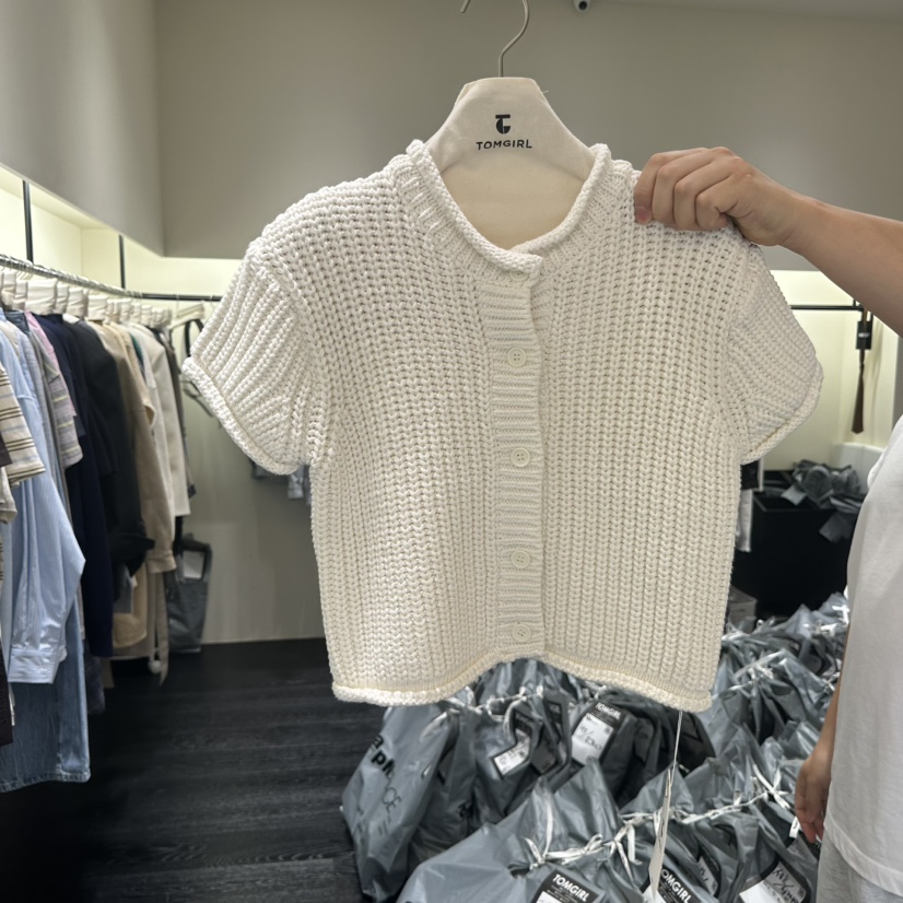 TOMGIRL韓國東大門代購女裝新品推薦職業26春夏人氣針織衫TOMGIRL針織衫圖色1