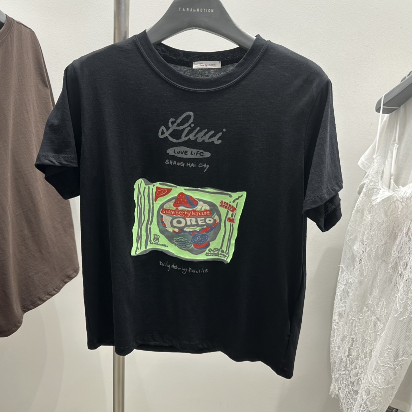 TARABY MOTION韓國東大門直郵女裝新品人氣推薦時尚26春夏T恤TARABY MOTIONT恤圖色4