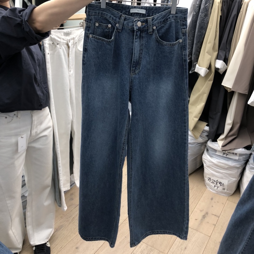 MOI-A韓國直郵女裝新品26春夏時尚休閑人氣職業牛仔褲長款MOI-A牛仔褲圖色3