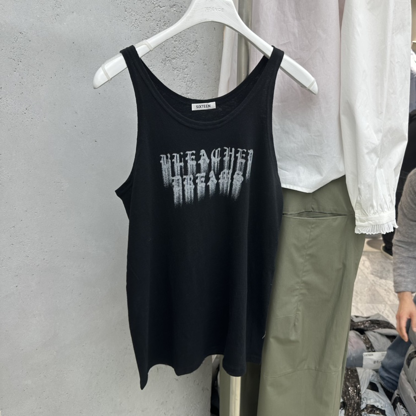 SIXTEEN韓國東大門代購女士新品26春夏時尚人氣休閑吊帶背心SIXTEEN吊帶/背心圖色5