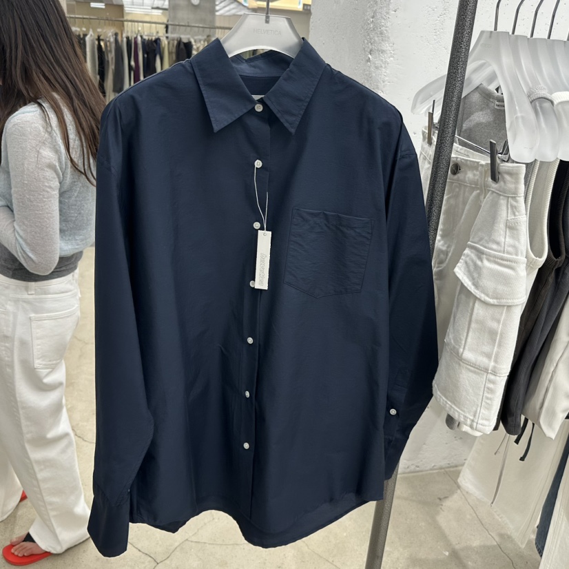 HELVETICA韓國直郵女裝新品人氣職業26春夏推薦襯衫蕾絲衫HELVETICA襯衫/蕾絲衫圖色2