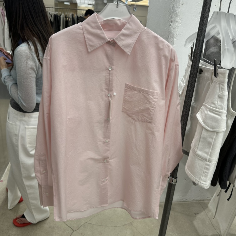 HELVETICA韓國直郵女裝新品人氣職業26春夏推薦襯衫蕾絲衫HELVETICA襯衫/蕾絲衫圖色3