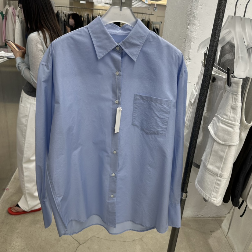 HELVETICA韓國直郵女裝新品人氣職業26春夏推薦襯衫蕾絲衫HELVETICA襯衫/蕾絲衫圖色4