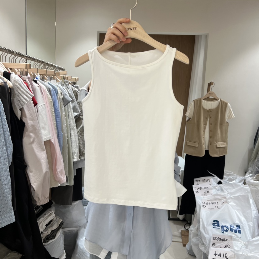 HOWFF韓國直郵實拍女裝新品休閑推薦職業26春夏時尚吊帶背心HOWFF吊帶/背心圖色1