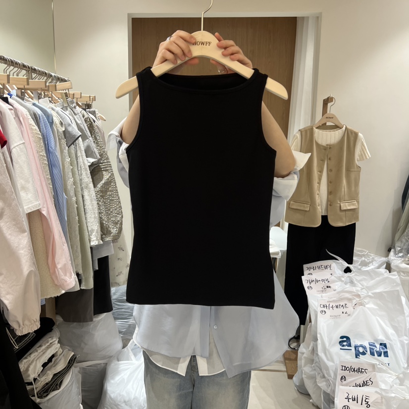 HOWFF韓國直郵實拍女裝新品休閑推薦職業26春夏時尚吊帶背心HOWFF吊帶/背心圖色3