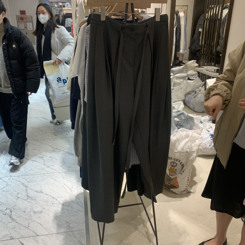 RAWROW韓國直郵女裝新品休閑熱賣推薦26春夏職業休閑褲羊毛RAWROW休閑褲圖色3