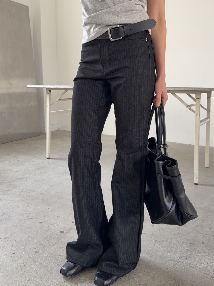 ACME韓國東大門代購女士新款人氣26春夏休閑休閑褲人字紋ACME休閑褲