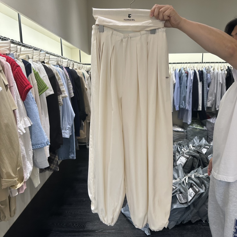 TOMGIRL韓國直郵女裝新品人氣職業26春夏時尚休閑熱賣休閑褲TOMGIRL休閑褲圖色1