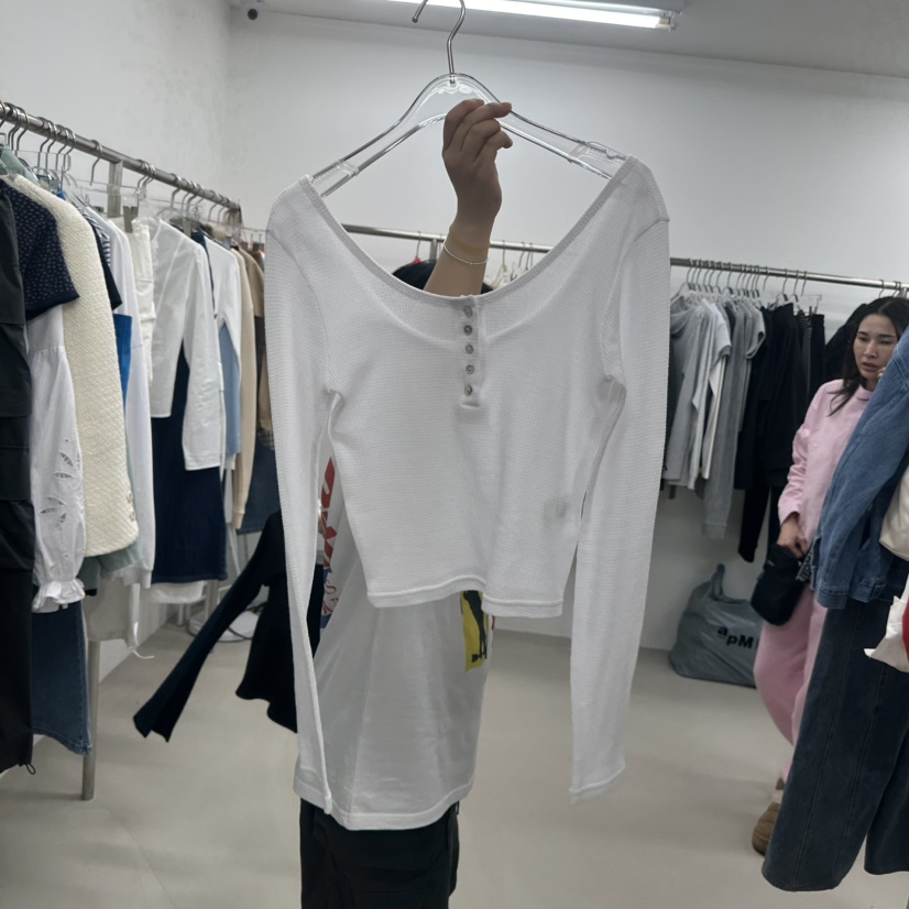 TOPDRESSING韓國直郵女士新品休閑職業人氣熱賣時尚長袖T恤TOPDRESSING長袖T恤圖色4