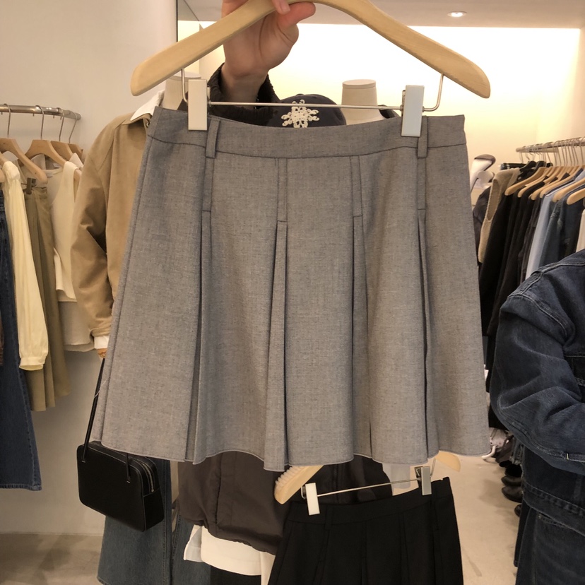 PHILO韓國代購女士新品人氣26春夏職業推薦休閑熱賣時尚短裙PHILO短裙圖色1