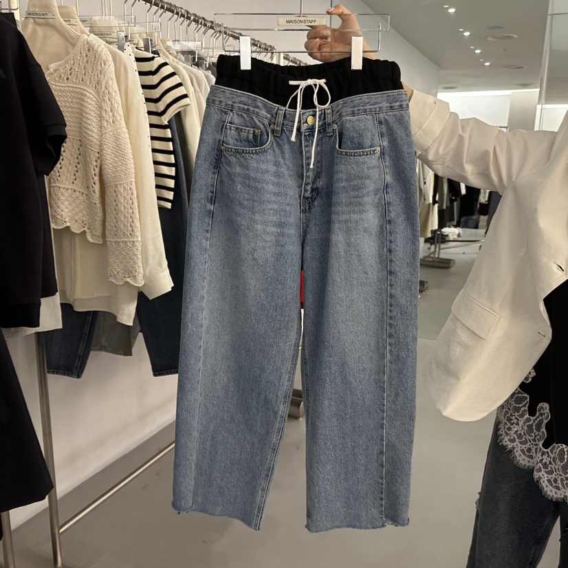 DOUBLE STANDARD/LE SMOKING/MAISONSTAFF韓國東大門代購女士新品休閑牛仔褲MAISONSTAFF牛仔褲圖色2