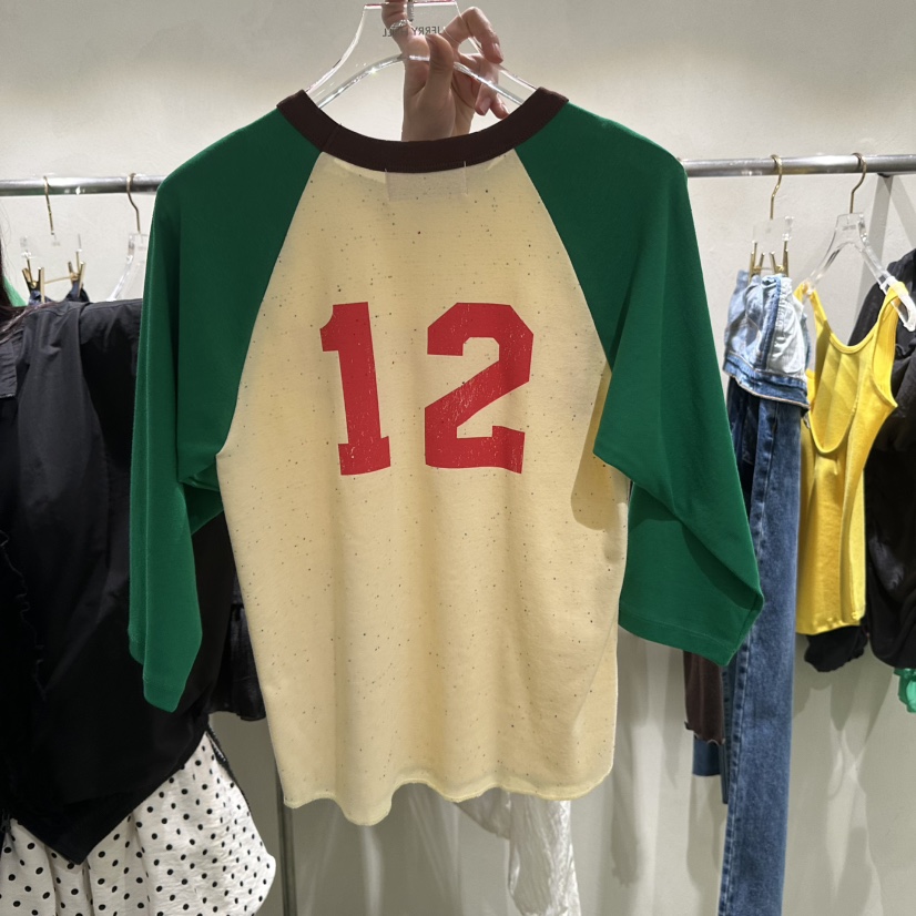 JERRY HALL-P韓國直郵女士新款人氣26春夏休閑職業熱賣T恤JERRY HALLT恤