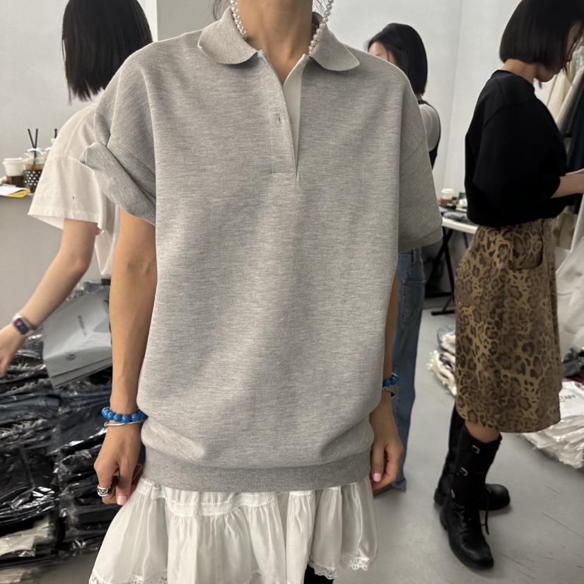 DOUBLE STANDARD/LE SMOKING/MAISONSTAFF韓國東大門代購女士新品26春夏T恤MAISONSTAFFT恤圖色1