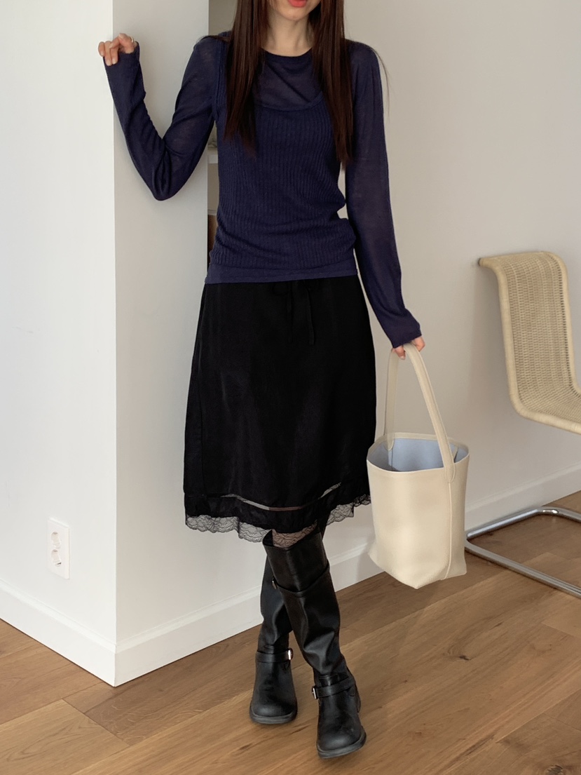 CICI韓國代購女裝新品推薦時尚人氣熱賣休閑職業26春夏長裙Ci Ci長裙