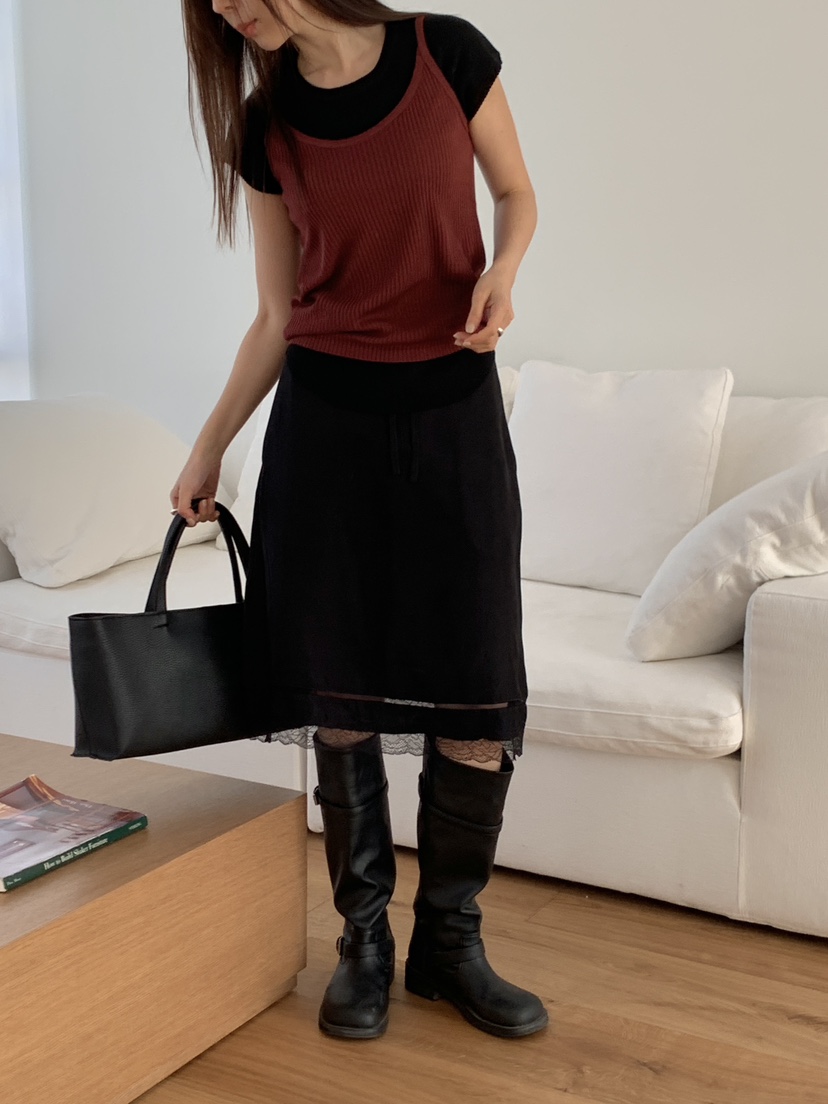 CICI韓國代購女裝新品推薦時尚人氣熱賣休閑職業26春夏長裙Ci Ci長裙