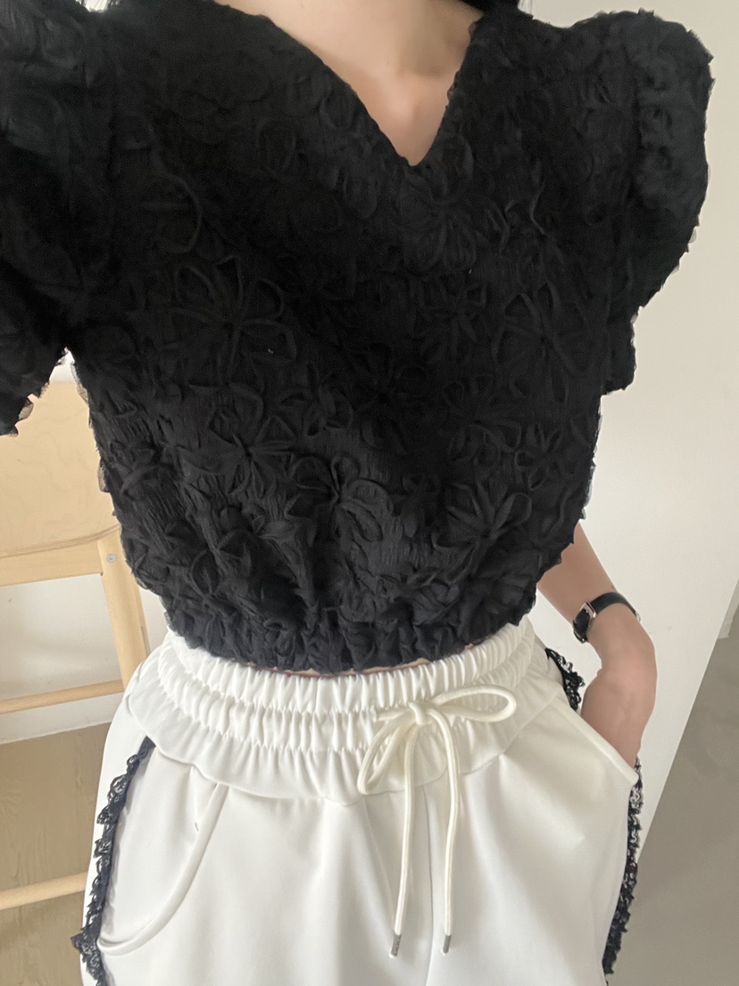 AMUSE SEOUL韓國東大門直郵女士新款職業熱賣襯衫蕾絲衫AMUSE SEOUL襯衫/蕾絲衫