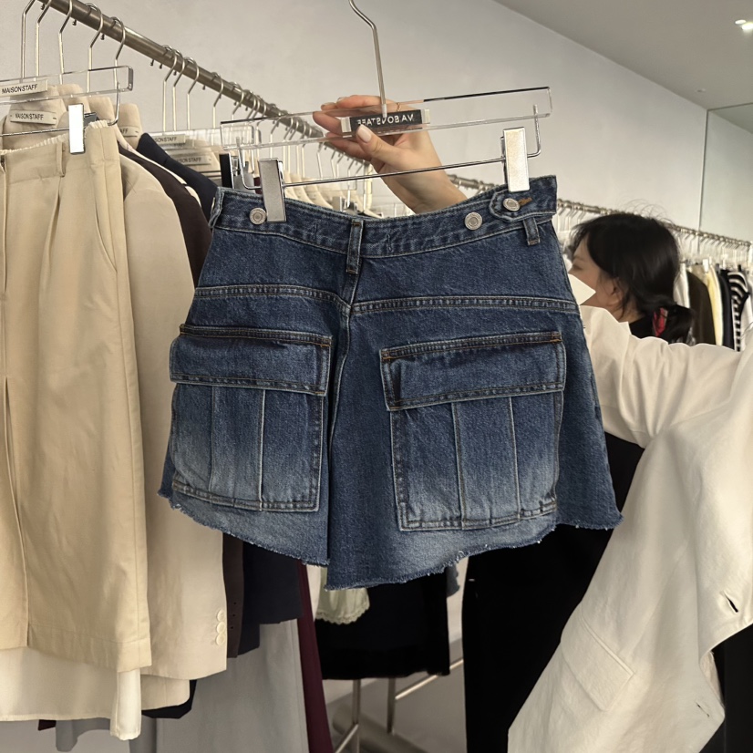 DOUBLE STANDARD/LE SMOKING/MAISONSTAFF韓國直郵女裝新款推薦短裙MAISONSTAFF短裙