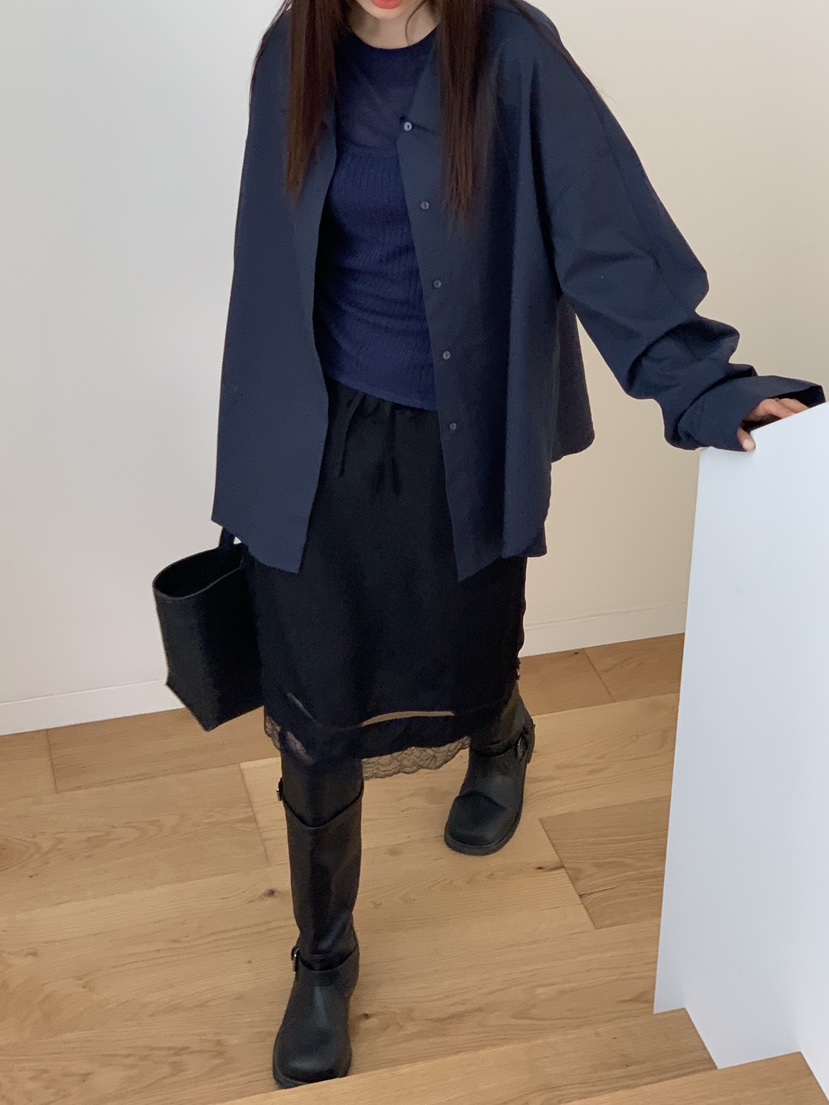 CICI韓國直郵實拍女裝新款26春夏時尚熱賣休閑襯衫蕾絲衫Ci Ci襯衫/蕾絲衫