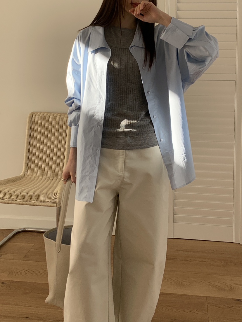 CICI韓國直郵實拍女裝新款26春夏時尚熱賣休閑襯衫蕾絲衫Ci Ci襯衫/蕾絲衫